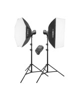 Zestaw oświetlenia studyjnego GlareOne Antares 600 Basic Kit