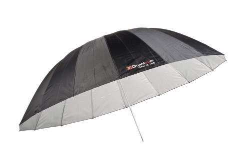 Parasol paraboliczny Quadralite Space srebrny 185 cm