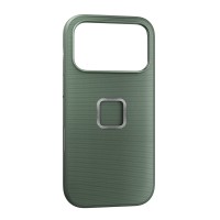 Etui na telefon Peak Mobile Everyday Fabric Case iPhone 17 Pro Max Sage | Szarozielony