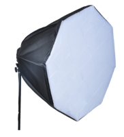 Lampa  na 5 żarówek + softbox 90cm okta + 5 żarówek 65W