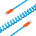 Kabel Newell USB-C - USB-C 100 W, 1,5 m, silikonowy, spiralny, niebiesko-pomarańczowy_03_HD.jpg
