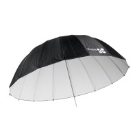 Parasol paraboliczny Quadralite Space biały 150 cm