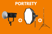 Zestaw światła stałego do portretu i video 