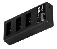 Ładowarka trzykanałowa Newell CD-USB-C do akumulatorów Canon LP-E17
