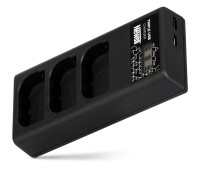 Ładowarka trzykanałowa Newell CD-USB-C do akumulatorów Canon LP-E6