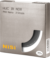 Filtr szary NiSi IRND8 Pro Nano Huc 77 mm