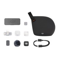 System mikrofonów bezprzewodowych DJI Mic Mini 2 (1 TX + 1 Mobile RX + etui ładujące) 