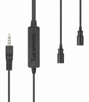 Zestaw dwóch mikrofonów krawatowych Saramonic LavMicro 2M (mini Jack TRRS)