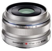 Obiektyw Olympus (OM System)  17 mm f/1.8 micro 4/3 srebrny