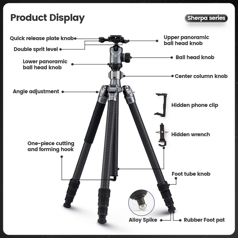 Statyw Fotopro Sherpa Max - szary_18_HD.png