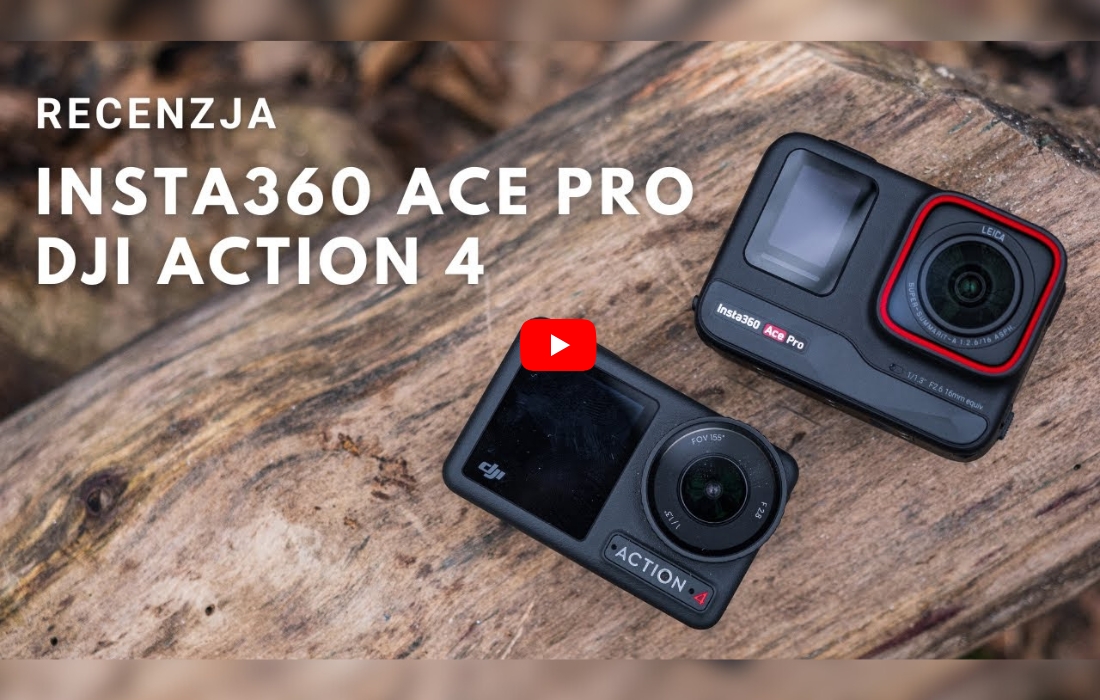 DJI OSMO Action 4 VS Insta360 ACE PRO - Pogromcy GoPro? (Recenzja kamer sportowych)