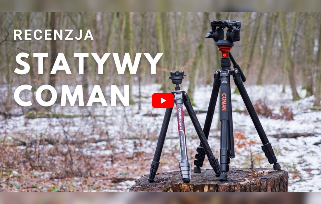 Coman - Nowe statywy do fotografii i video (Recenzja Coman Light i DF06s)